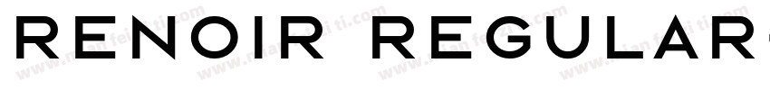 Renoir Regular字体转换